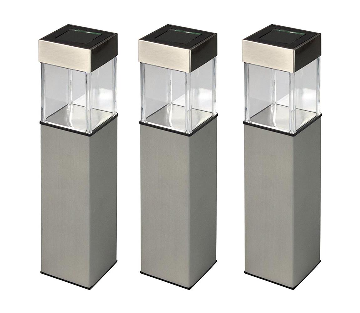 Grundig 90048 - KÉSZLET 3x Napelemes lámpa LED/5,5x28cm 1xAAA 600 mAh 90048