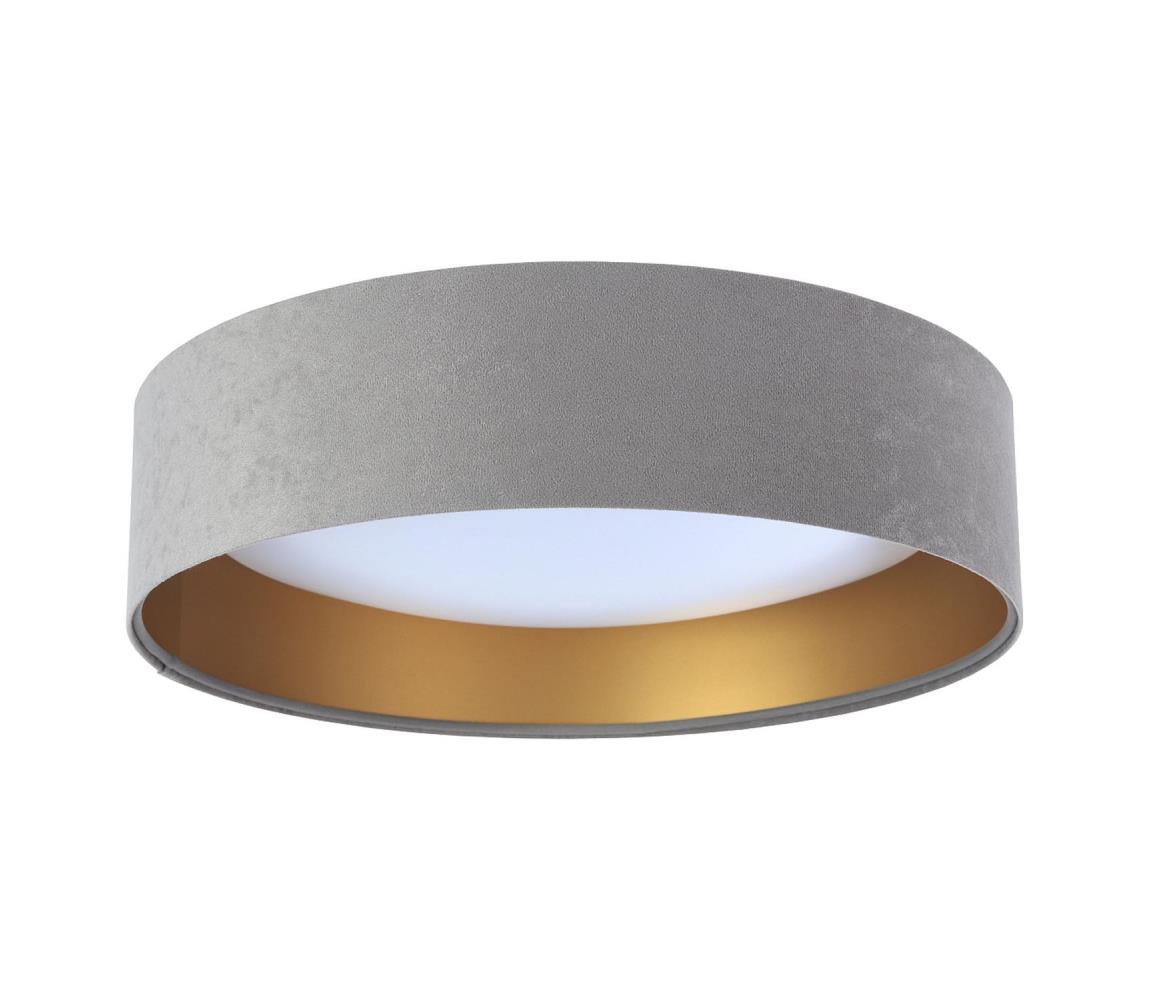 LED mennyezeti lámpatest GALAXY LED/24W/230V szürke/arany FG-BS0067