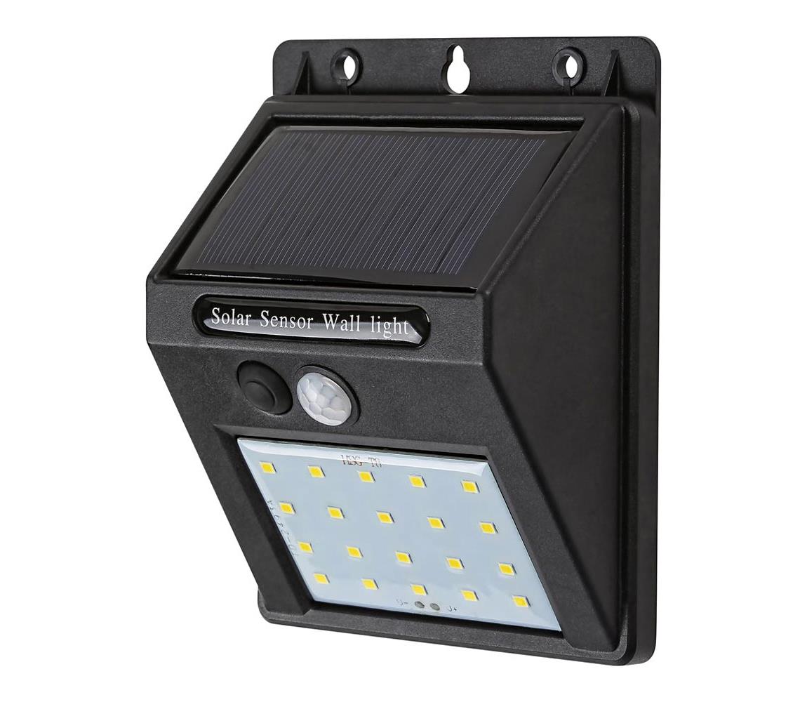Rabalux LED napelemes fali lámpa érzékelővel, IP44 védelem 7880