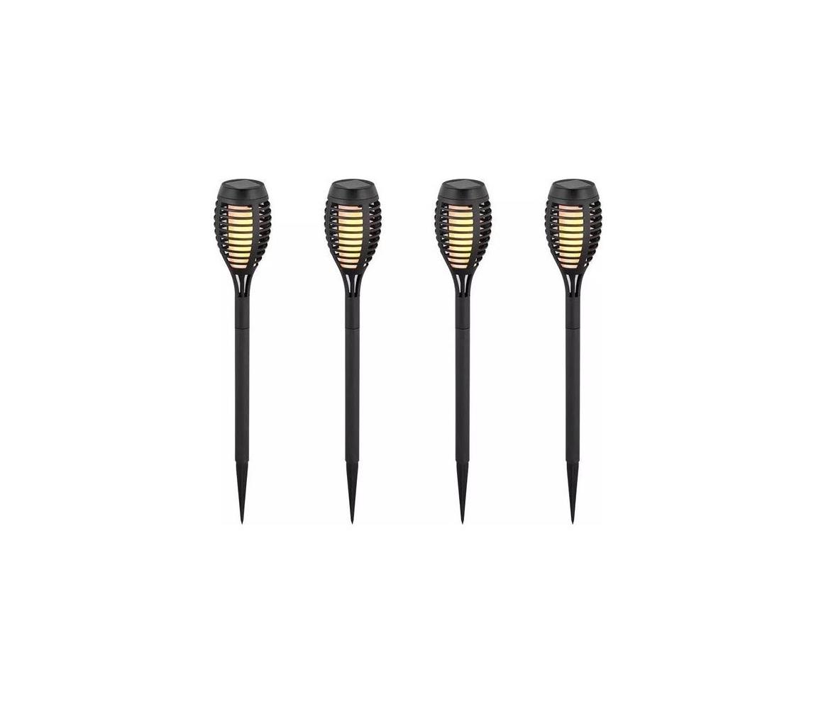 4x LED napelemes lámpa készlet, 4xLED/3,6V, 1xAAA, IP44, 100 mAh 8689
