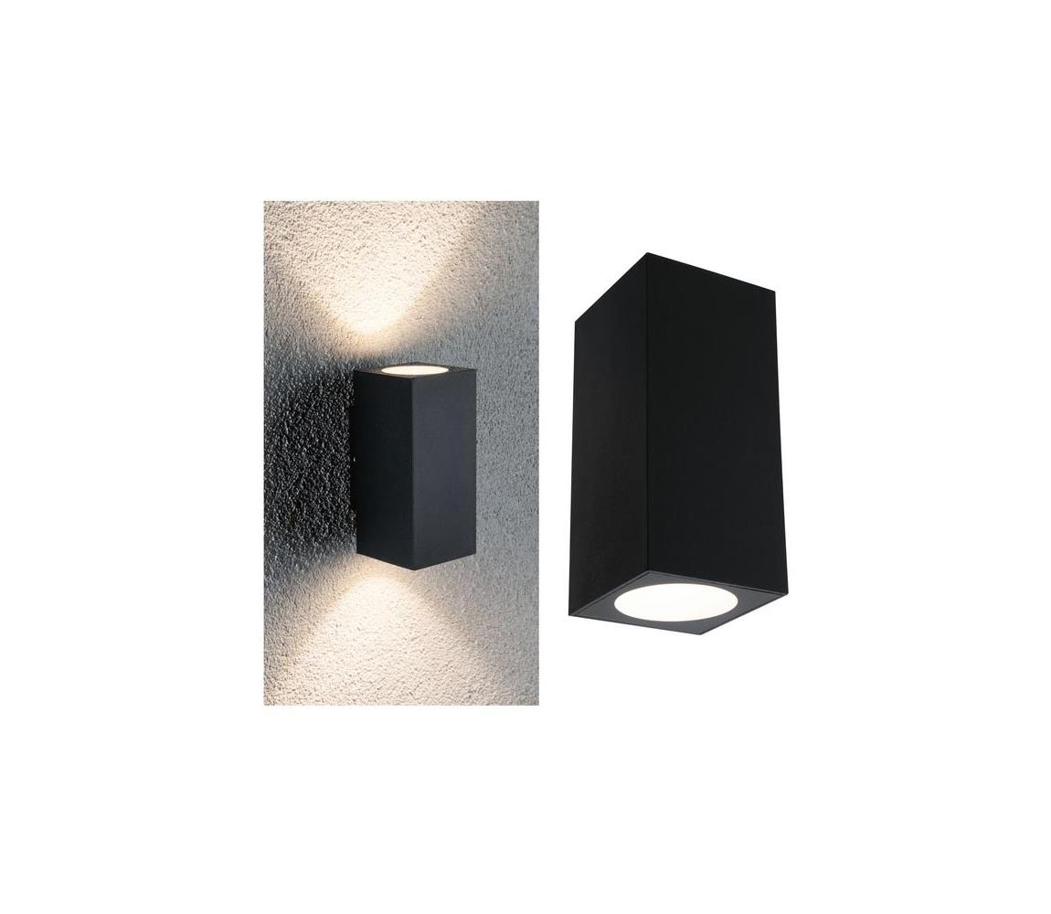Paulmann 94328 - 2xLED/2,8W IP44 Kültéri fali lámpa FLAME 230V antracit 94328