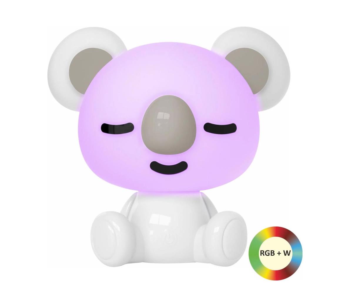 LED RGBW Dimmelhető gyerek éjszakai kislámpa 2,5W/230V koala fehér 325648