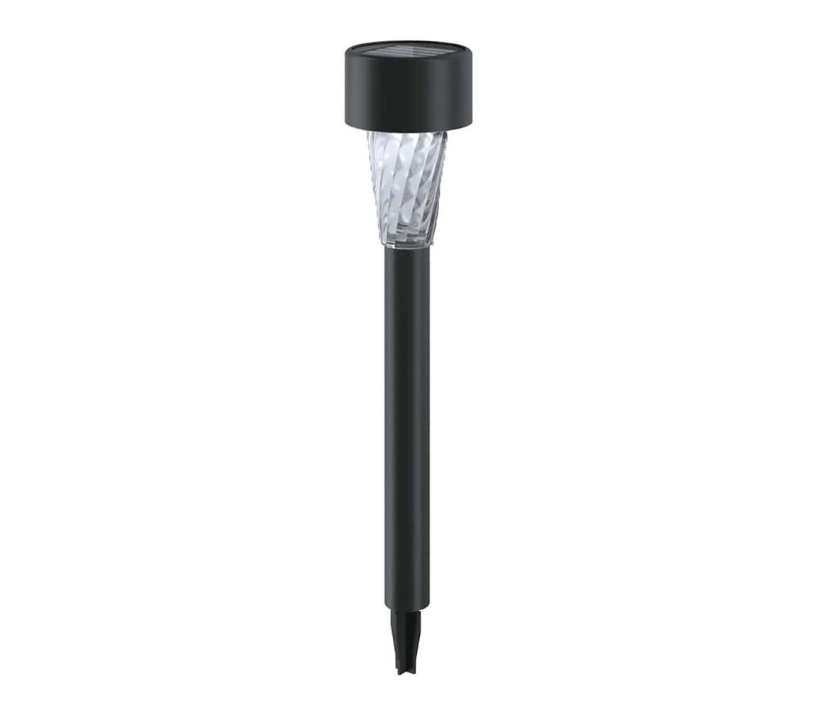 B.V.  - LED Napelemes lámpa LED/0,006W/1,2V 29,5 cm fekete 6500K IP44 B10201J9U