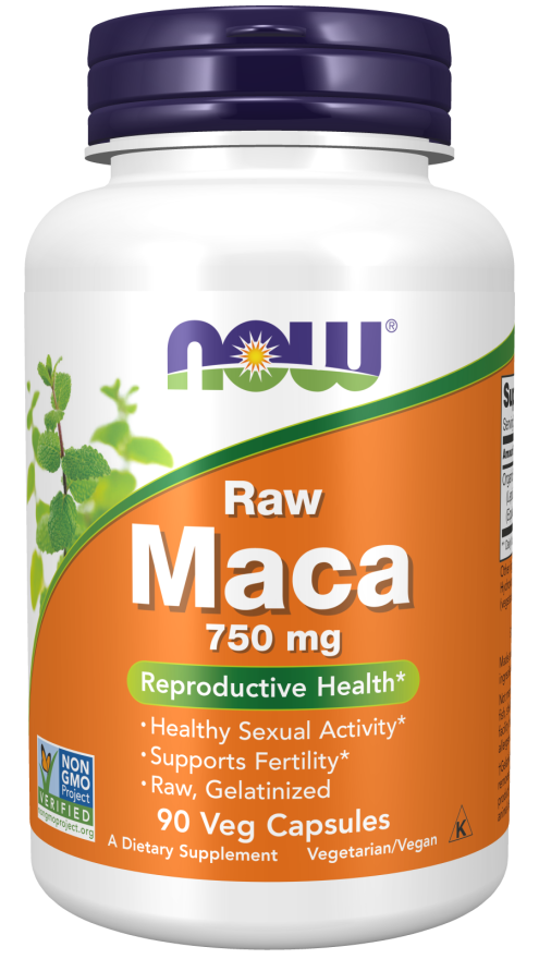 Maca 750 mg Raw 90 Veg Capsules