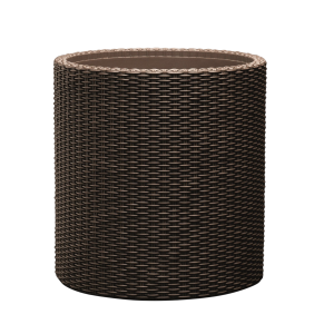 Keter Cylinder M 18 l virágcserép, barna