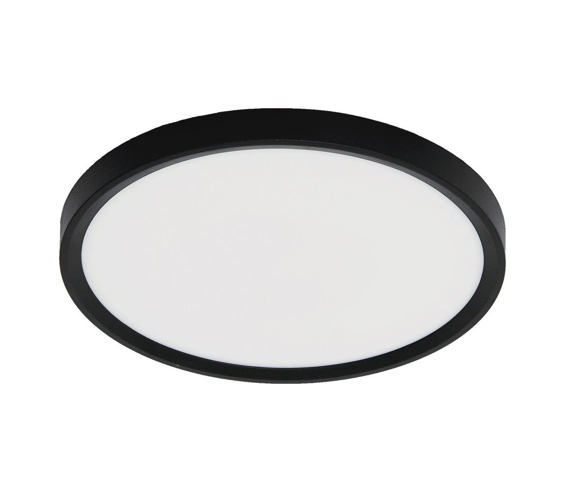Fulgur 42362 - LED Mennyezeti lámpa NOMY LED/24W/230V átm. 30 cm fekete s-42362
