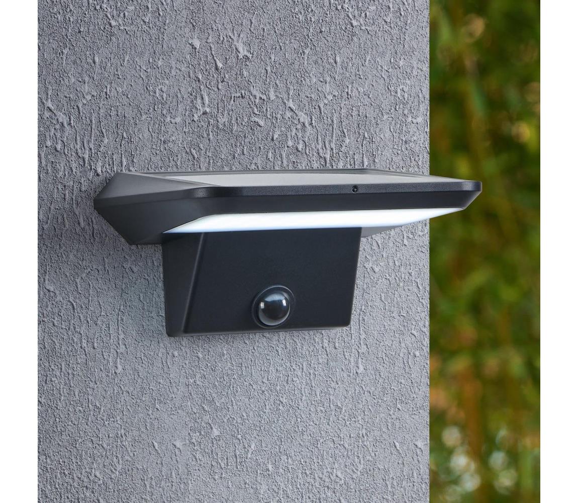 Eglo 48944 - PORRASSA napelemes LED fali lámpa érzékelővel, 20W/3,7V, IP44 48944
