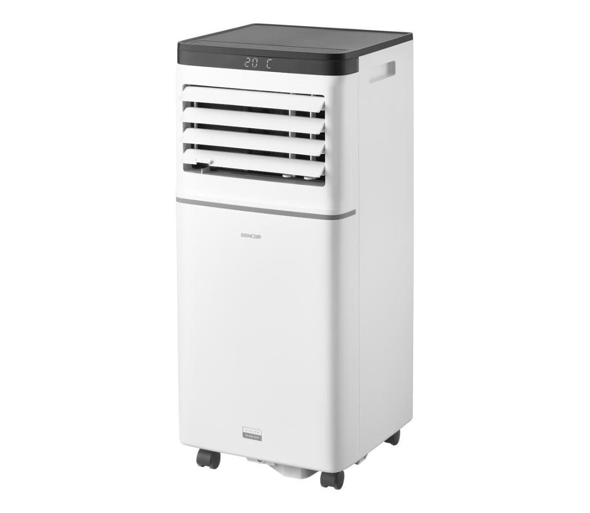 Sencor - Okos mobil klíma 3 az 1-ben 1020 W/230 V 10000 BTU Wi‑Fi fehér + távirányító 41026784
